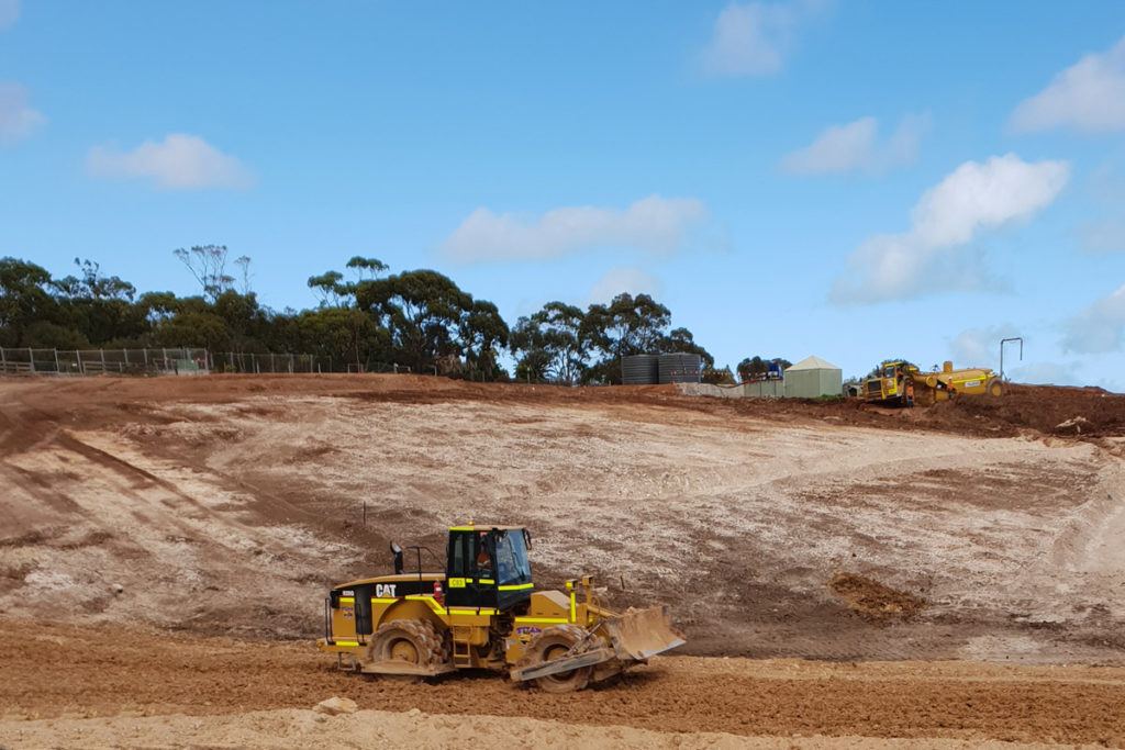 Residential site requiring 8 meters of controlled fill