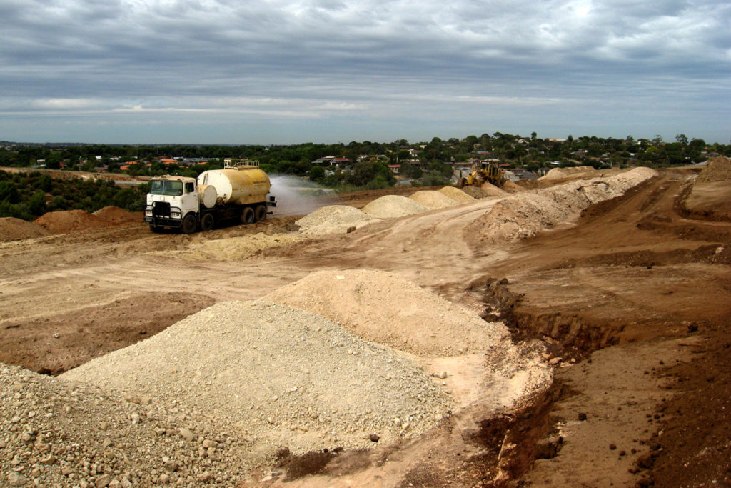 Conditioning material for moisture control